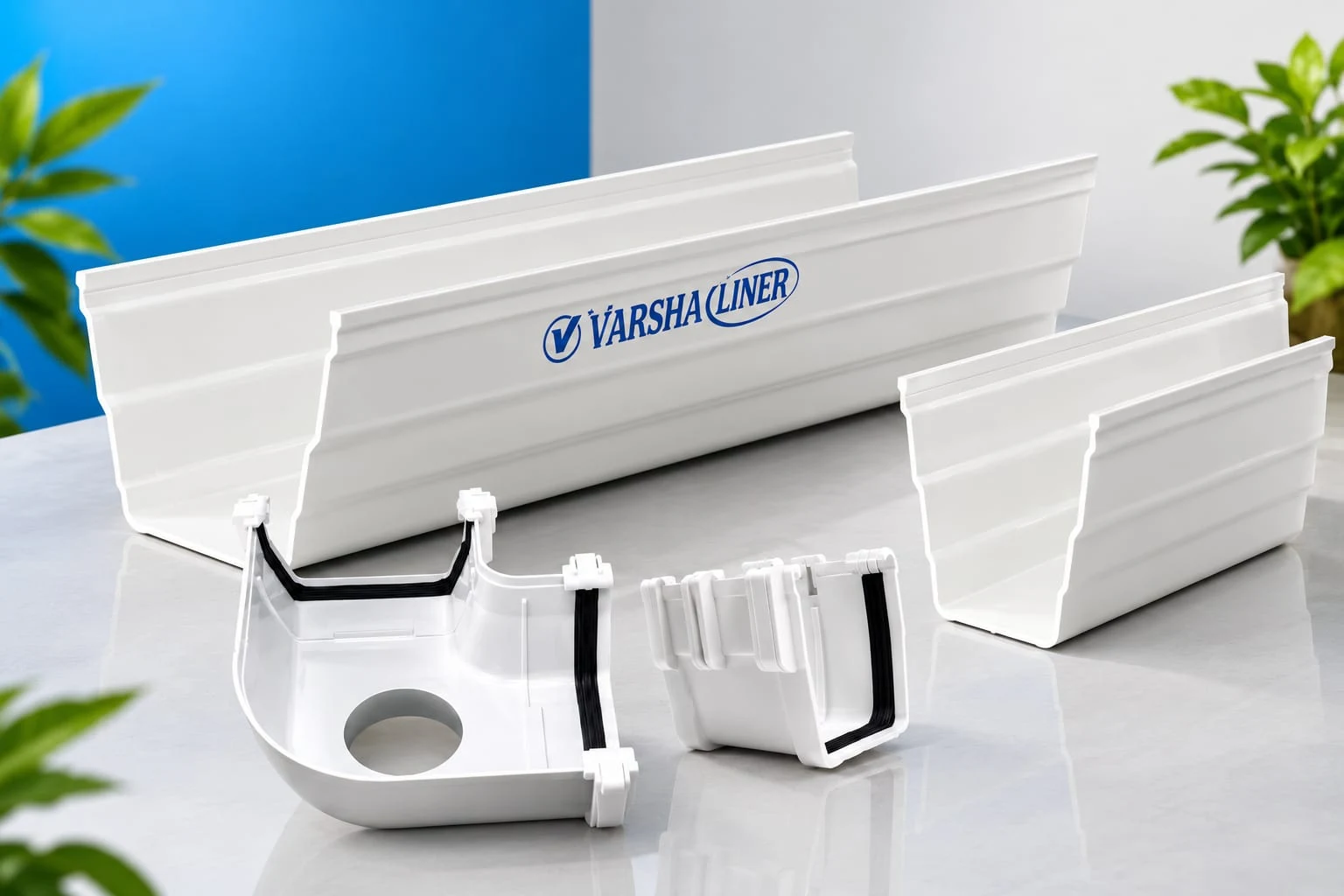 Varsha Liner PVC Rain Gutter